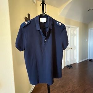 Authentic Gucci Embroidered Logo Shoulder Accent XL